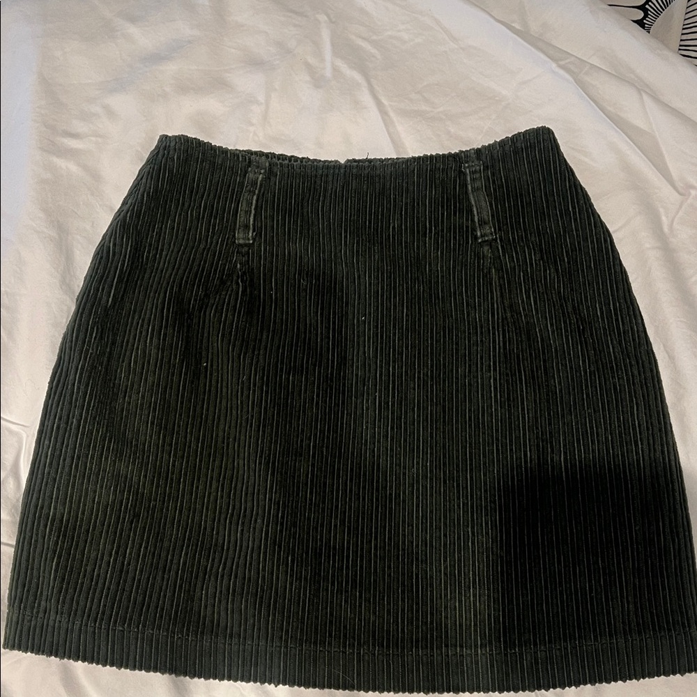 VNTG 80's Corduroy Skirt Paris Sport